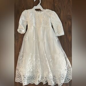 Baptism dress 3-6 months